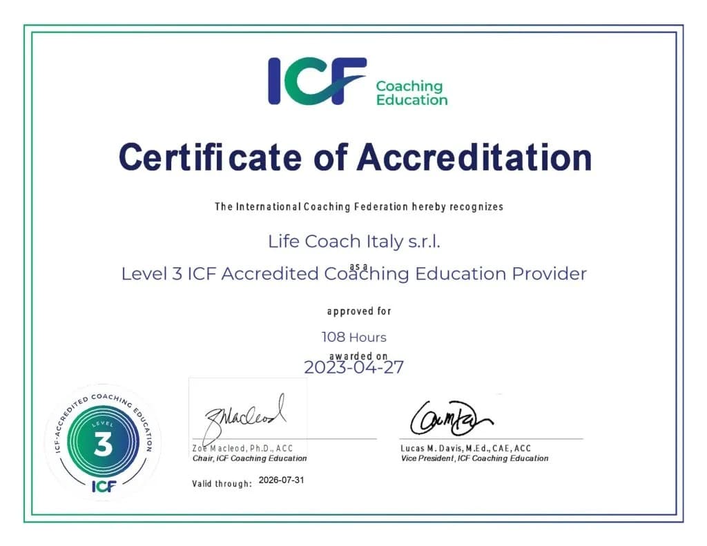 Certificato di accreditamento